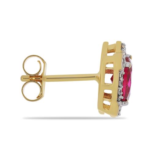 BUY 925 SILVER NATURAL RUBY GEMSTONE EARRING